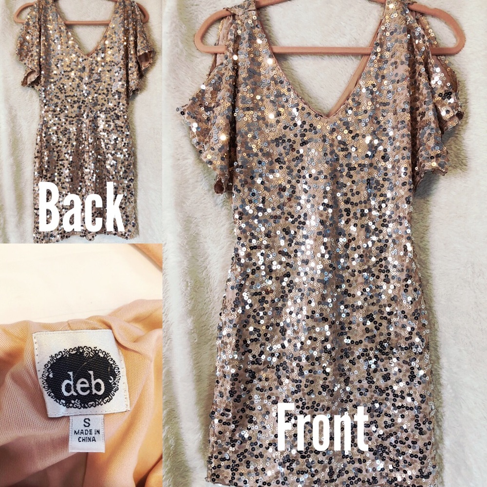 Sequence homecoming dress